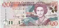 East Caribbean States 20 Dollars KM:39k -