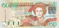 East Caribbean States 50 Dollars KM:45m -