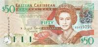 East Caribbean States 50 Dollars KM:45m -