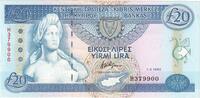 Cyprus 20 Pounds 1993-03-01, KM:56b -