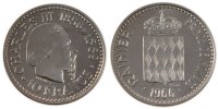 Monaco 10 Francs Coin, Silver, Gadoury:155 -