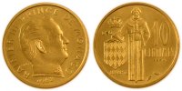 Monaco 10 Centimes Coin, Copper-nickel, Gadoury:145 -