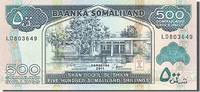 Somaliland 500 Shillings = 500 Shilin Banknote -