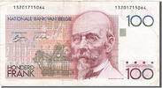 Belgium 100 Francs Banknote -