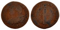 France 6 Deniers Coin, 6 deniers français, Strasbourg -
