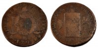 France 2 Sols Coin, 2 sols aux balances daté, Strasbourg -