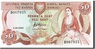Cyprus 50 Cents Banknote, 1983-10-01 -