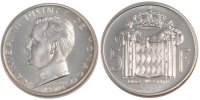 Monaco 5 Francs Coin, Silver, Gadoury:152 -