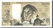 France 500 Francs Banknote, 500 F 1968-1993 ''Pascal'', 1983-01-06 -