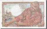 France 20 Francs Banknote, 1944-02-10, Fayette:13.8, KM:100a -
