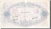 France 500 Francs Banknote, 1937-08-05, Fayette:31.1, KM:88a -
