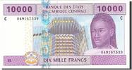Central African States 10,000 Francs Banknote, 2002, KM:610C -