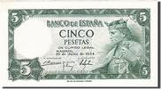 Spain 5 Pesetas Banknote, 1954-07-22, KM:146a -