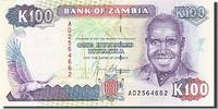 Zambia 100 Kwacha Banknote, Undated (1991), KM:34a -
