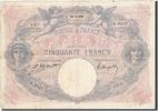 France 50 Francs Banknote, 1922-06-28, Fayette:14.35, KM:64g -