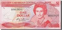 East Caribbean States 1 Dollar Banknote, Undated (1985-1988) -