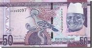 The Gambia 50 Dalasis Banknote, Gambia, 2015 -