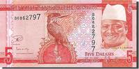 Gambia 5 Dalasis Banknote, 2015 -