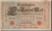 Germany 1000 Mark Banknote, 1910-04-21, KM:44b -
