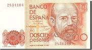 Spain 200 Pesetas Banknote, 1980-09-16, KM:156 -