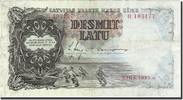 Latvia 10 Latu Banknote, 1937, KM:29a -