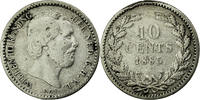 Netherlands 10 Cents Coin, William III, Silver, KM:80 -