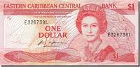 East Caribbean States 1 Dollar Banknote, Undated (1985-1988) -