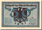 Germany 50 Pfennig Banknote, Arnstadt, personnage, Mehl:43.3b -