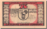 Germany 75 Pfennig Banknote, Damme, Eglise, Mehl:255.1a -