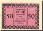 Germany 50 Pfennig Banknote, lund-Schobüll, 50 Pfennig purple 1921 UNC(63) Mehl 844.2b -