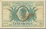 French Equatorial Africa 100 Francs Marianne, KM:13a -