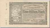 Germany 1 Million Mark Banknote, Duisburg, Usine, 1923-12-31 -