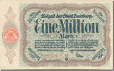Germany 1 Million Mark Banknote, Duisburg, Blason 1, 1923-08-10 AU(50-53) -