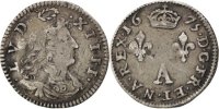 France 2 Sols Coin, Paris, Silver, Gadoury:97 -