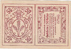 Austria 50 Heller Banknote, Sarleinsbach, blé, 1920 UNC(63) Mehl:FS 948a -
