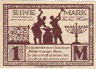 Germany 1 Mark Banknote, Paderborn, Eglise, 1921 UNC(63) Mehl:1043.5 -