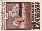 Germany 10 Pfennig Banknote, malchow, voilier, 1922 UNC(63) Mehl:863.1 -