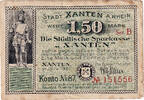 Germany 1.5 Mark Banknote, Xanten, château, Mehl:1464.1 -