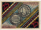 Germany 25 Pfennig Banknote, Paderborn, Blason, 1921 UNC(63) Mehl:1043.3 -