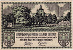Germany 25 Pfennig Banknote, Uetersen, Blason, Mehl:1352.1 -