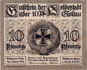 Germany 10 Pfennig Banknote, Soltau, grange, AU(55-58) Mehl:1238 -