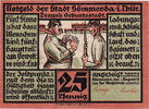 Germany 25 Pfennig Banknote, Sömmerda, village, 1921 UNC(63) Mehl:1230.1 -