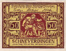 Germany 50 Pfennig Banknote, Schneverdingen, Texte, Mehl:1193.1 -