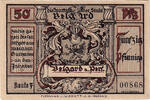 Germany 50 Pfennig Banknote, Belgard, armée, Mehl:69.4a -