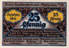 Germany 25 Pfennig Banknote, Stolzenau, couturier, Mehl:1277.1 -