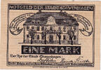 Germany 1 Mark Banknote, Stavenhagen, portrait, Mehl:1257.1b -
