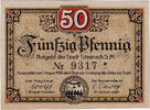 Germany 50 Pfennig Banknote, Steinach, rue, 1921-10-01, UNC(63) Mehl:1260.1 -