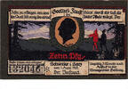 Germany 10 Pfennig Banknote, Schierke, paysage 1921-04-01 UNC(63) Mehl:1179.1a -