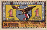 Germany 1 Mark Banknote, Steinfeld, cheval, 1921 UNC(63) Mehl:1262.6 -