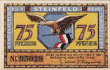 Germany 75 Pfennig Banknote, Steinfeld, moulin 1921 UNC(63) Mehl:1262.6 -